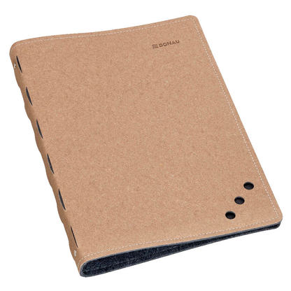 Artikelbild 3 für DONAU Ringbuch 4-Ringe hellbraun 3,0 cm DIN A4, 1 St., Artikelnummer 694097