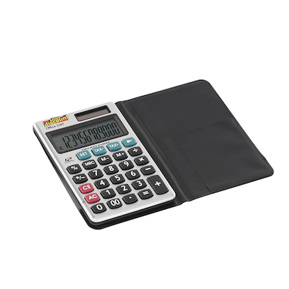 Artikelbild 3 für AKTION: office discount Office 338T Taschenrechner silber/schwarz, Artikelnummer 235554