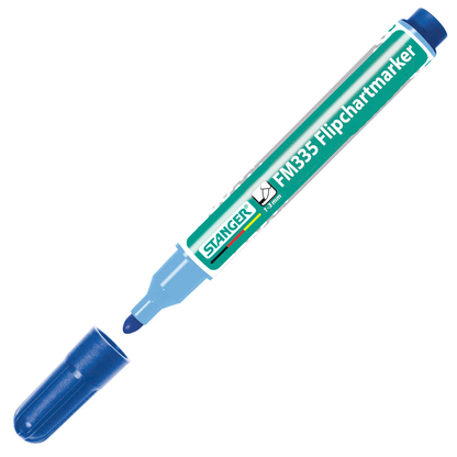 Artikelbild für STANGER FM335 Flipchart-Marker blau 1,0 - 3,0 mm, 1 St., Artikelnummer 436628