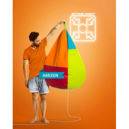 Artikelbild 4 für SITTING POINT Harlekin XL Sitzsack bunt, Artikelnummer 588347