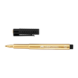 Artikelbild 1 für FABER-CASTELL Pitt Artist Pen Lackmarker gold 1,5 mm, 1 St., Artikelnummer 548081