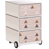 Artikelbild 1 für PAPERFLOW easyBox Classic Chic Rollcontainer weiß, bunt 60031 4 Auszüge 39,0 x 43,6 x 64,2 cm, Artikelnummer 215719