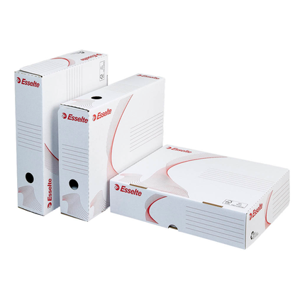 Artikelbild für Esselte Archivboxen weiß 25,5 x 32,9 x 8,0 cm, 10 St., Artikelnummer 515052