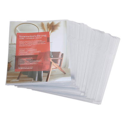 Artikelbild für office discount Sichthüllen DIN A4 glasklar glatt 0,12 mm, 100 St., Artikelnummer 780775
