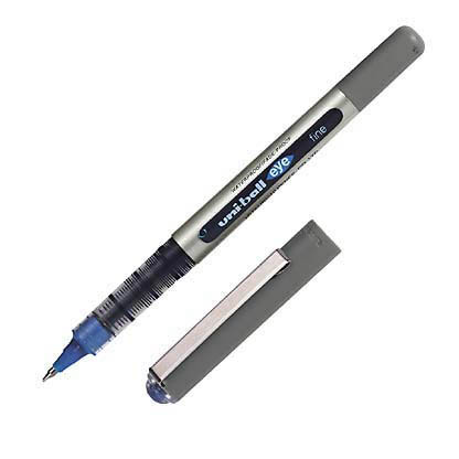 Artikelbild 11 für uni-ball eye fine UB-157E Tintenroller silber 0,4 mm, Schreibfarbe: blau, 12 St., Artikelnummer 778936