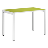 Artikelbild 1 für PAPERFLOW easyDesk Schreibtisch grün rechteckig, 4-Fuß-Gestell weiß 114,0 x 60,0 cm, Artikelnummer 226199