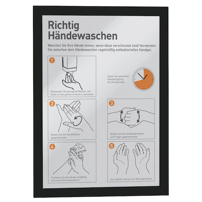 Artikelbild für DURABLE Magnetrahmen DURAFRAME® MAGNETIC A4 schwarz A4, 5 St., Artikelnummer 612887