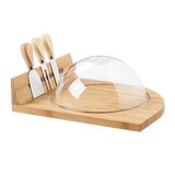 Artikelbild 1 für relaxdays Käse-Set Natur 31,0 x 25,0 cm, 1 Set, Artikelnummer 361537