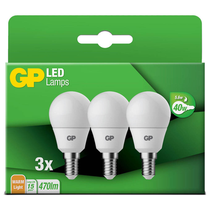 Artikelbild 3 für GP LED-Lampen Deco Mini Globe E14 4,9 W matt, 3 St., Artikelnummer 515066