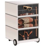 Artikelbild 1 für PAPERFLOW easyBox Classic Chic Rollcontainer weiß, bunt 215556 4 Auszüge 39,0 x 43,6 x 64,2 cm, Artikelnummer 215556