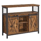 Artikelbild 1 für VASAGLE Sideboard, LSC092B01 braun 100,0 x 33,0 x 80,0 cm, 1 St., Artikelnummer 262828
