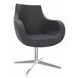 Artikelbild 1 für fm Sessel Pirum anthrazit chrom Stoff 71,0 x 71,0 x 90,0 cm, 1 St., Artikelnummer 446926