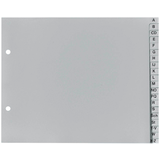 Artikelbild 1 für Exacompta Ordnerregister DIN A5 Halbformat A-Z grau 20-teilig, 1 Satz, Artikelnummer 386351