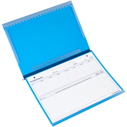 Artikelbild 3 für BOI Planettentasche Stan 1 Kunststoff blau DIN A4 1x kaufmännische Heftung, 1 St., Artikelnummer 666931