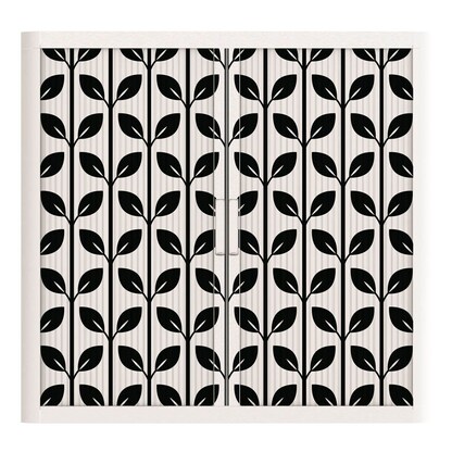 Artikelbild 3 für PAPERFLOW easyOffice Black & White Rollladenschrank 60580 2 Fachböden 110,0 x 41,5 x 104,0 cm, Artikelnummer 210546