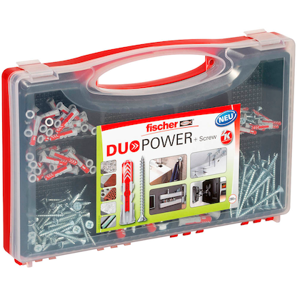 Artikelbild für fischer Red-Box DuoPower + S 2K 536091 Dübel- und Schrauben-Sortiment, 280-teilig, Artikelnummer 627117