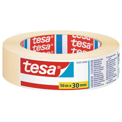 Artikelbild für tesa ECONOMY Kreppband beige 30,0 mm x 50,0 m 1 Rolle, Artikelnummer 333296