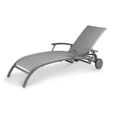 Artikelbild 1 für BEST Sonnenliege Larino anthrazit Aluminium, Artikelnummer 457972