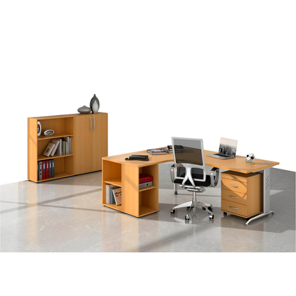 Artikelbild 7 für HAMMERBACHER Altus Rollcontainer buche 4 Auszüge 42,8 x 58,0 x 59,0 cm, Artikelnummer 203554