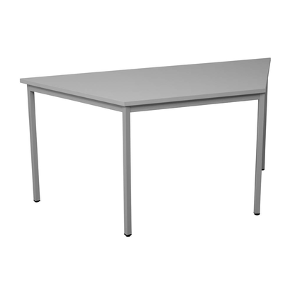 Artikelbild für Gürkan Mehrzwecktisch grau Trapezform, Vierkantrohr grau, 160,0 x 80,0 x 75,0 cm, Artikelnummer 824526