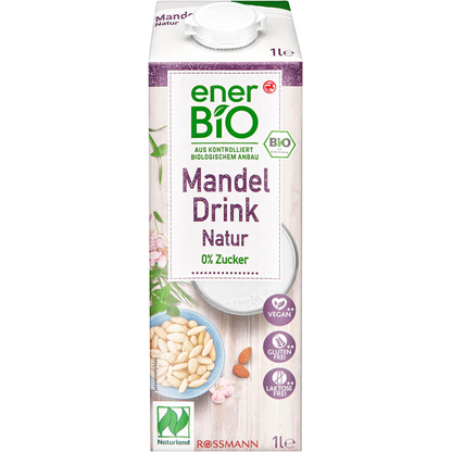 Artikelbild 2 für enerBiO Bio-Mandeldrink 8x 1,0 l, Artikelnummer 864217
