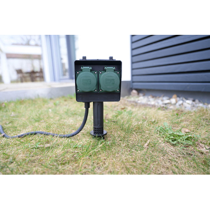 Artikelbild 5 für brennenstuhl 2-fach Gartensteckdose 1,4 m schwarz, Artikelnummer 330668