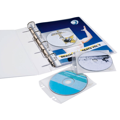 Artikelbild für DURABLE 1er CD-/DVD-Hüllen Cover Easy Abheftbar transparent, 10 St., Artikelnummer 150324