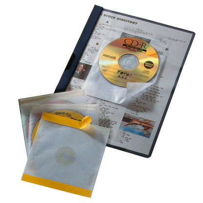 Artikelbild 2 für DURABLE 1er CD-/DVD-Hüllen selbstklebend FIX transparent, 10 St., Artikelnummer 150348