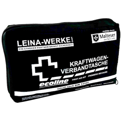 Artikelbild für LEINA-WERKE Erste-Hilfe-Tasche KFZ Compact DIN 13164 schwarz, Artikelnummer 563705