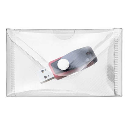 Artikelbild für VELOFLEX 1er USB-Stick-Hüllen transparent, 100 St., Artikelnummer 570069
