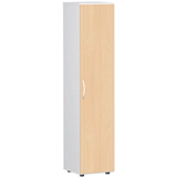 Artikelbild 1 für geramöbel Aktenschrank Flex, S-345100-BW weiß, buche 4 Fachböden 40,0 x 42,0 x 180,8 cm, Artikelnummer 876742
