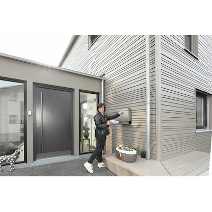 Artikelbild 4 für BURG WÄCHTER Briefkasten SEATTLE 3848 42010 silber mit Zeitungsfach, Artikelnummer 114757