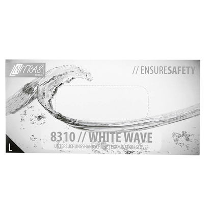 Artikelbild 3 für NITRAS MEDICAL unisex Einmalhandschuhe WHITE WAVE weiß Größe L, 100 St., Artikelnummer 831931