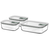 Artikelbild 1 für MEPAL Frischhaltedosen-Set EasyClip grün 2x 0,7 l und 1x 1,5 l, 1 Set, Artikelnummer 768699