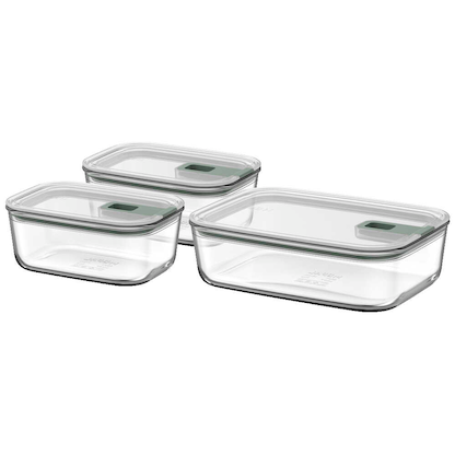 Artikelbild für MEPAL Frischhaltedosen-Set EasyClip grün 2x 0,7 l und 1x 1,5 l, 1 Set, Artikelnummer 768699