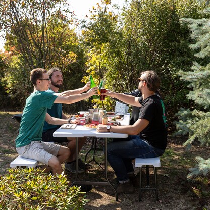 Artikelbild 6 für relaxdays Bierbänke 10022836_0 weiß Kunststoff 181,0 cm, 2 St., Artikelnummer 448924