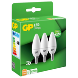 Artikelbild 1 für GP LED-Lampen Mini Candle E14 4,9 W matt, 3 St., Artikelnummer 515074