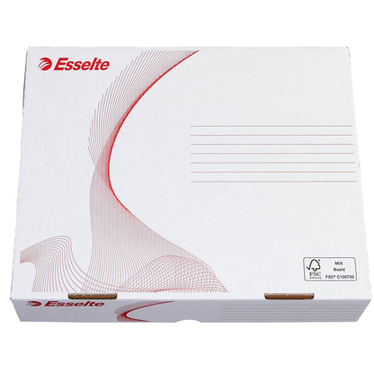 Artikelbild 10 für Esselte Archivboxen weiß 25,5 x 32,9 x 8,0 cm, 10 St., Artikelnummer 515052