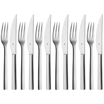 Artikelbild für WMF Steakbesteck Nuova silber glänzend, 12 St., Artikelnummer 823462