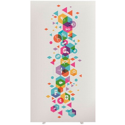 Artikelbild 2 für PAPERFLOW Trennwand easyScreen Business, 62135 bunt 94,0 x 173,4 cm, 1 St., Artikelnummer 206027