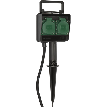 Artikelbild 7 für brennenstuhl 2-fach Gartensteckdose 1,4 m schwarz, Artikelnummer 330668