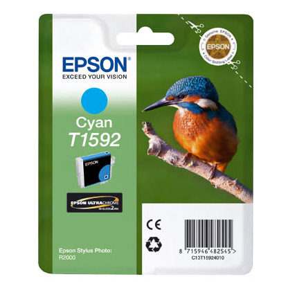 Artikelbild für EPSON T1592 (Eisvogel) cyan Druckerpatrone, Artikelnummer 839340