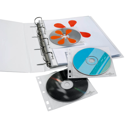 Artikelbild für DURABLE 1er CD-/DVD-Hüllen Cover FILE abheftbar transparent, 10 St., Artikelnummer 150351