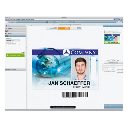Artikelbild 10 für DURABLE DURACARD ID 300 Kartendrucker grau, Artikelnummer 177004