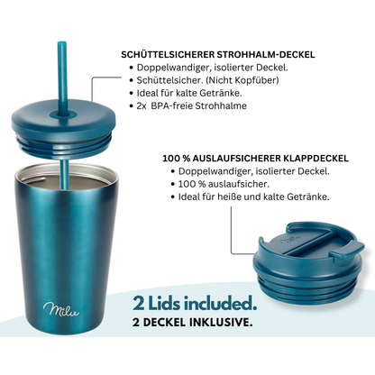 Artikelbild 10 für Milu Isolierbecher grünblaumetallic 500,0 ml, 1 St., Artikelnummer 534187