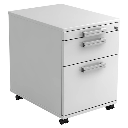 Artikelbild für HAMMERBACHER AC20 NU Rollcontainer weiß 3 Auszüge 42,8 x 58,0 x 59,0 cm, Artikelnummer 859379