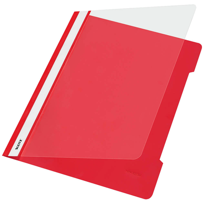 Artikelbild 5 für LEITZ Schnellhefter 4191 Kunststoff rot DIN A4, 25 St., Artikelnummer 285649