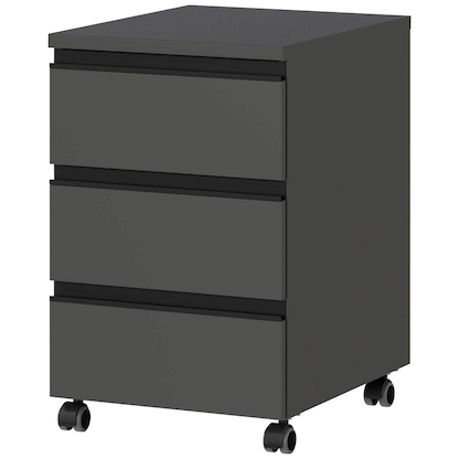 Artikelbild für GERMANIA Bedano Rollcontainer grafit 3 Auszüge 40,0 x 50,0 x 63,0 cm, Artikelnummer 386609