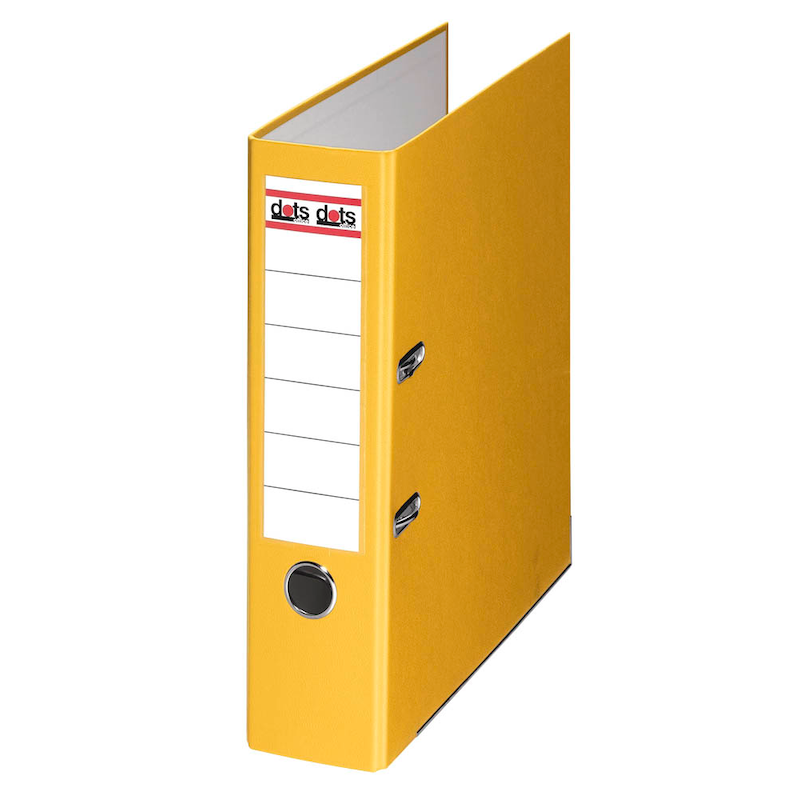 dots Ordner gelb Kunststoff 8,0 cm DIN A4 office discount