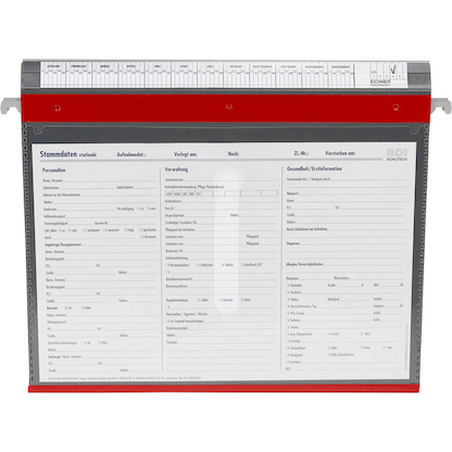Artikelbild 2 für BOI Patienten-Dokumentations-Hängemappe 2-Ringe PMH2R rot Boden: 2,5 cm, 1 St., Artikelnummer 666877
